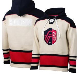 Men's-Sport Design Sweden  Cream St. Louis City SC Hat Trick Hockey Pullover
